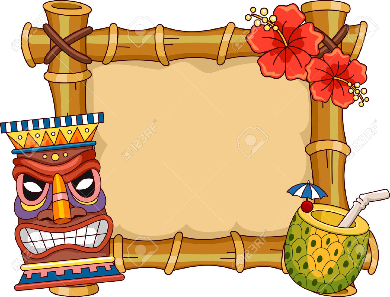 Hawaiian Tiki Clipart  Free download on ClipArtMag