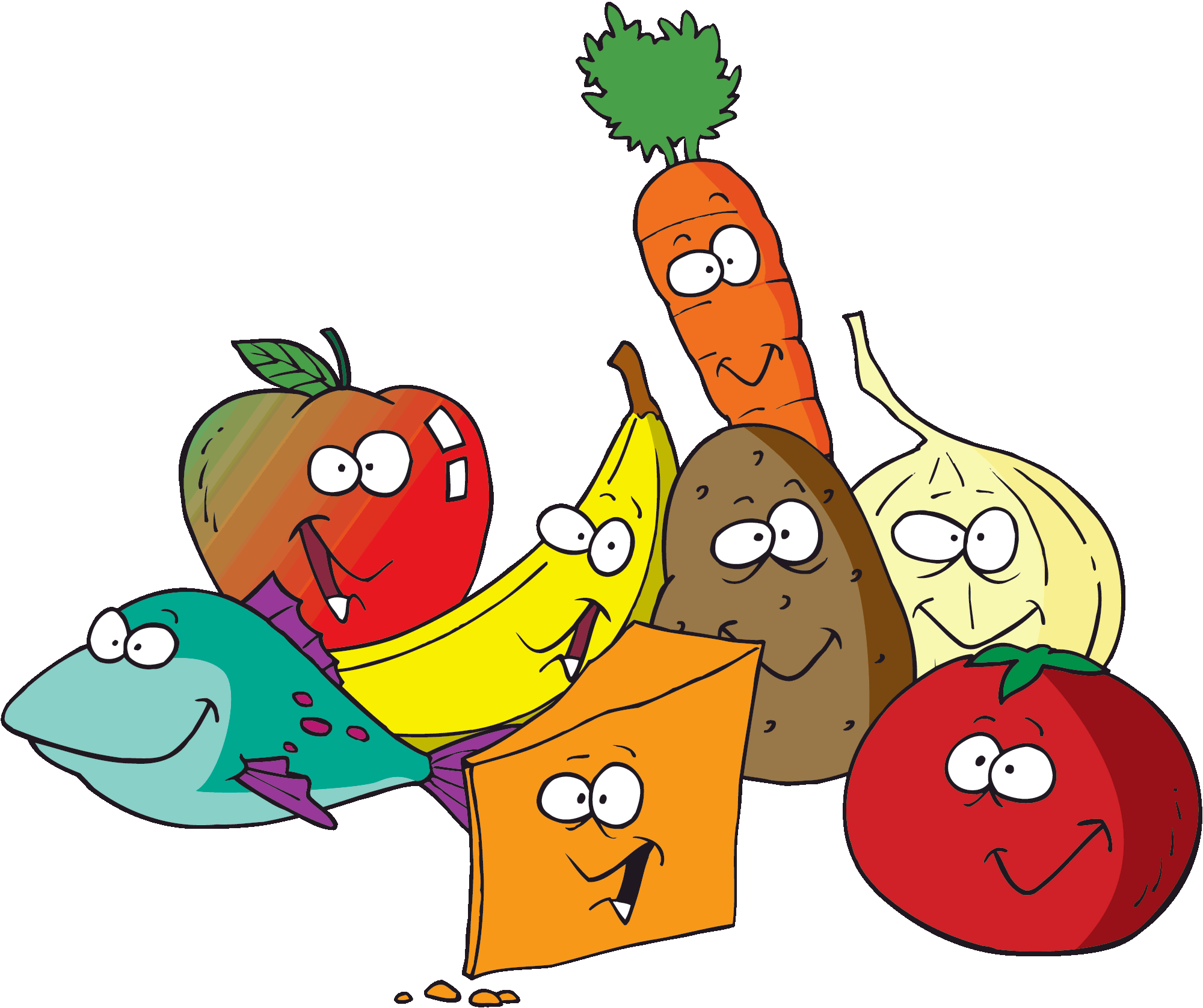 Kids Eating Healthy Cartoon - Healthy Food Recipes