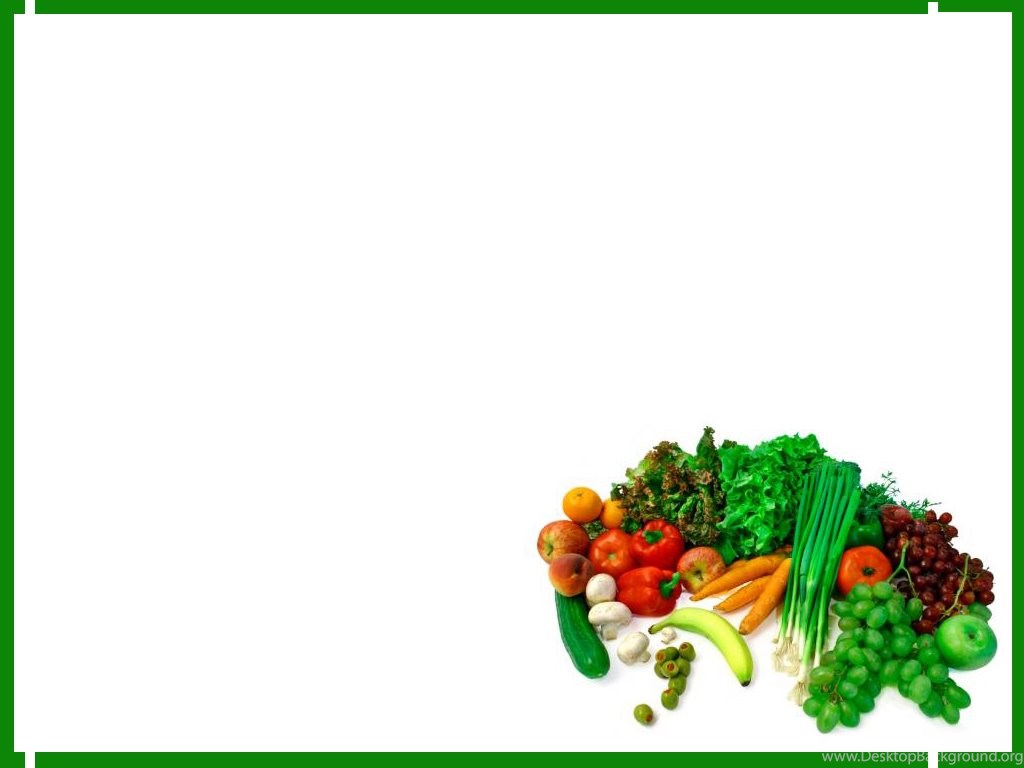 Nutrition Chart Border Design 