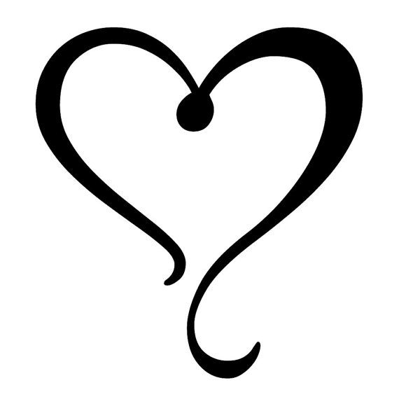 Heart Clipart Black And White | Free download on ClipArtMag