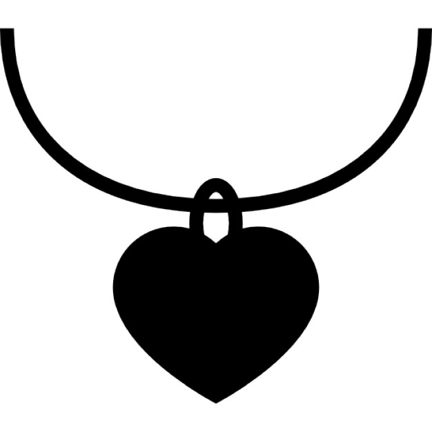 Heart Necklace Clipart | Free download on ClipArtMag