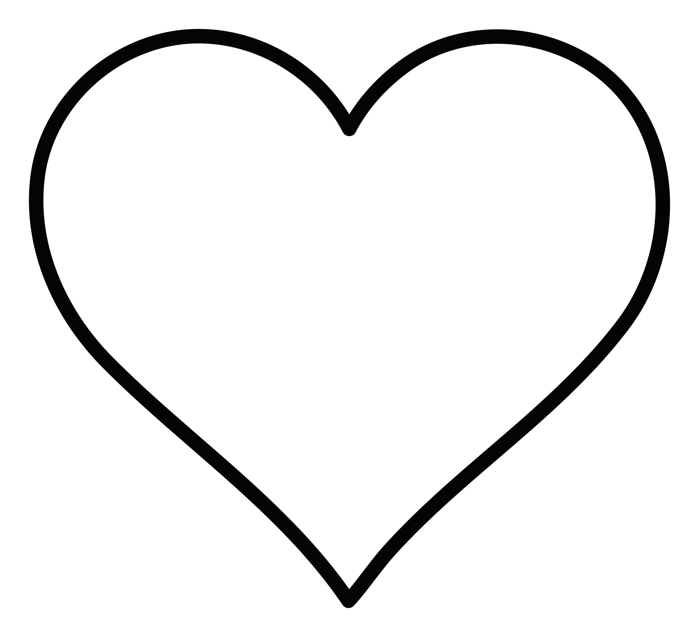 Heart Outline Free download on ClipArtMag