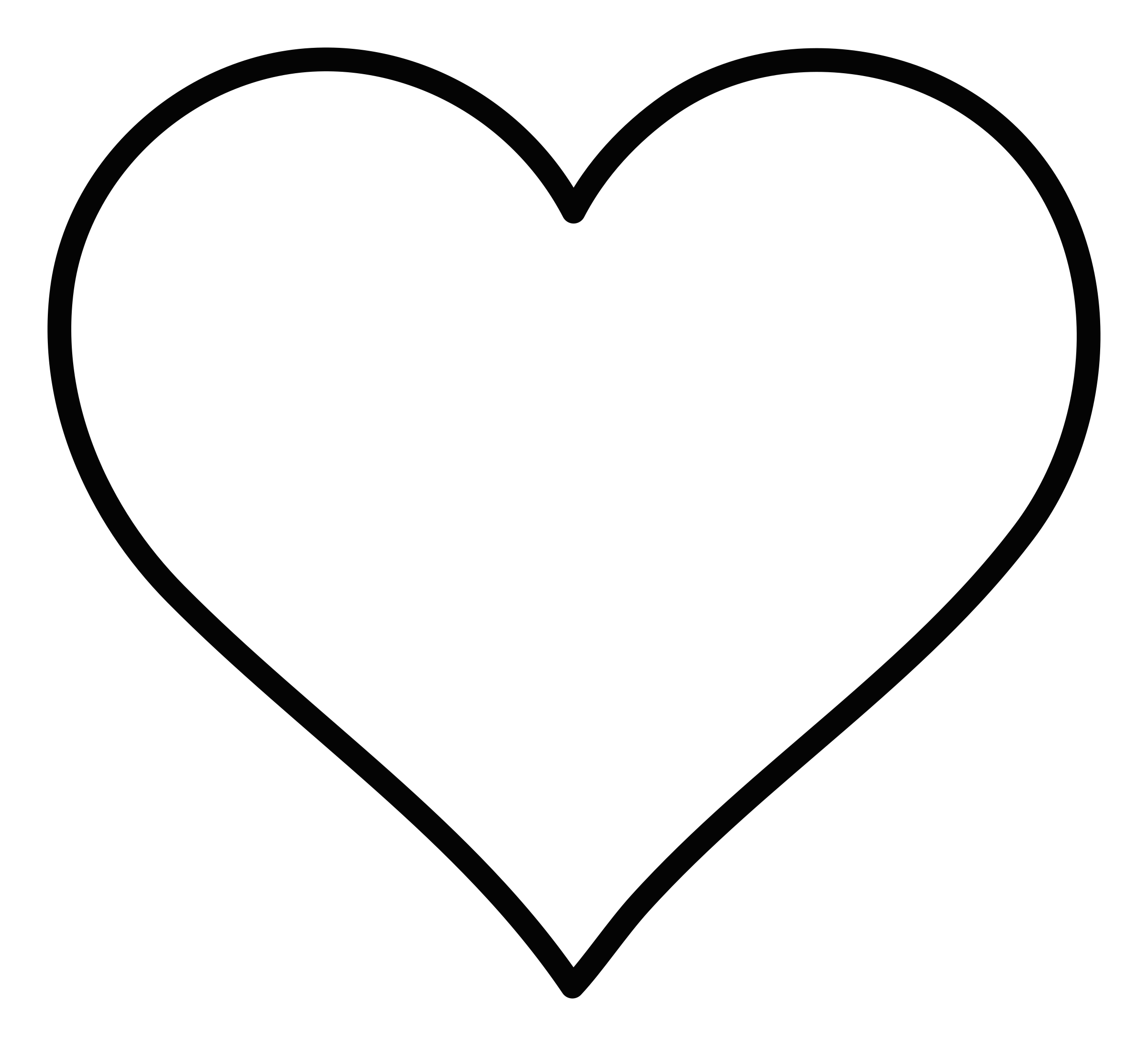 Heart Outline Free Download On ClipArtMag