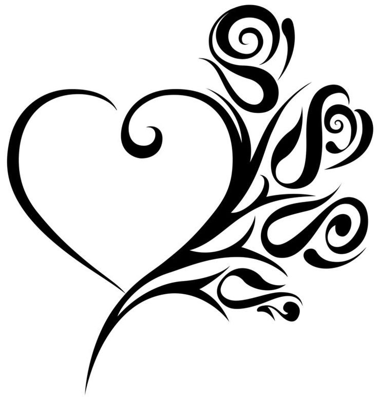 Heart Tattoo Designs Clipart | Free download on ClipArtMag