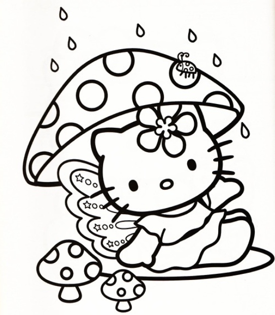 Hello Kitty Coloring Pages Free Download On Clipartmag