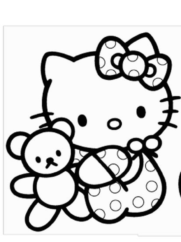 Hello Kitty Coloring Pages | Free download on ClipArtMag