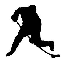 Hockey Player Silhouette Clipart Free download on ClipArtMag