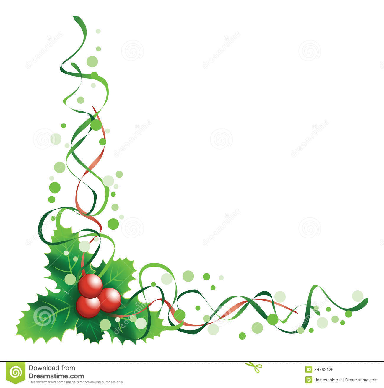Holly Border Clipart Free download on ClipArtMag