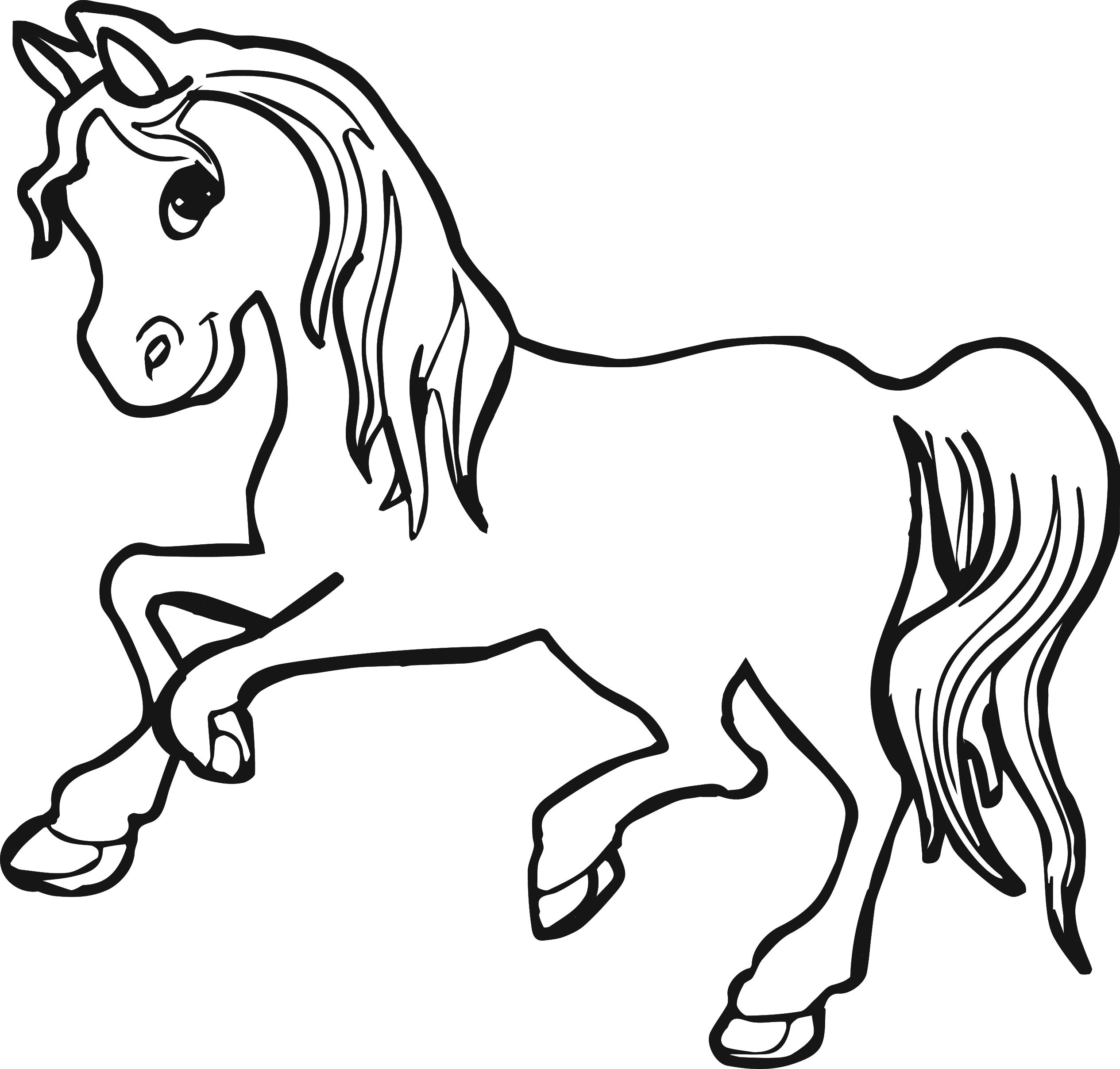 Horse Coloring Pages | Free download on ClipArtMag