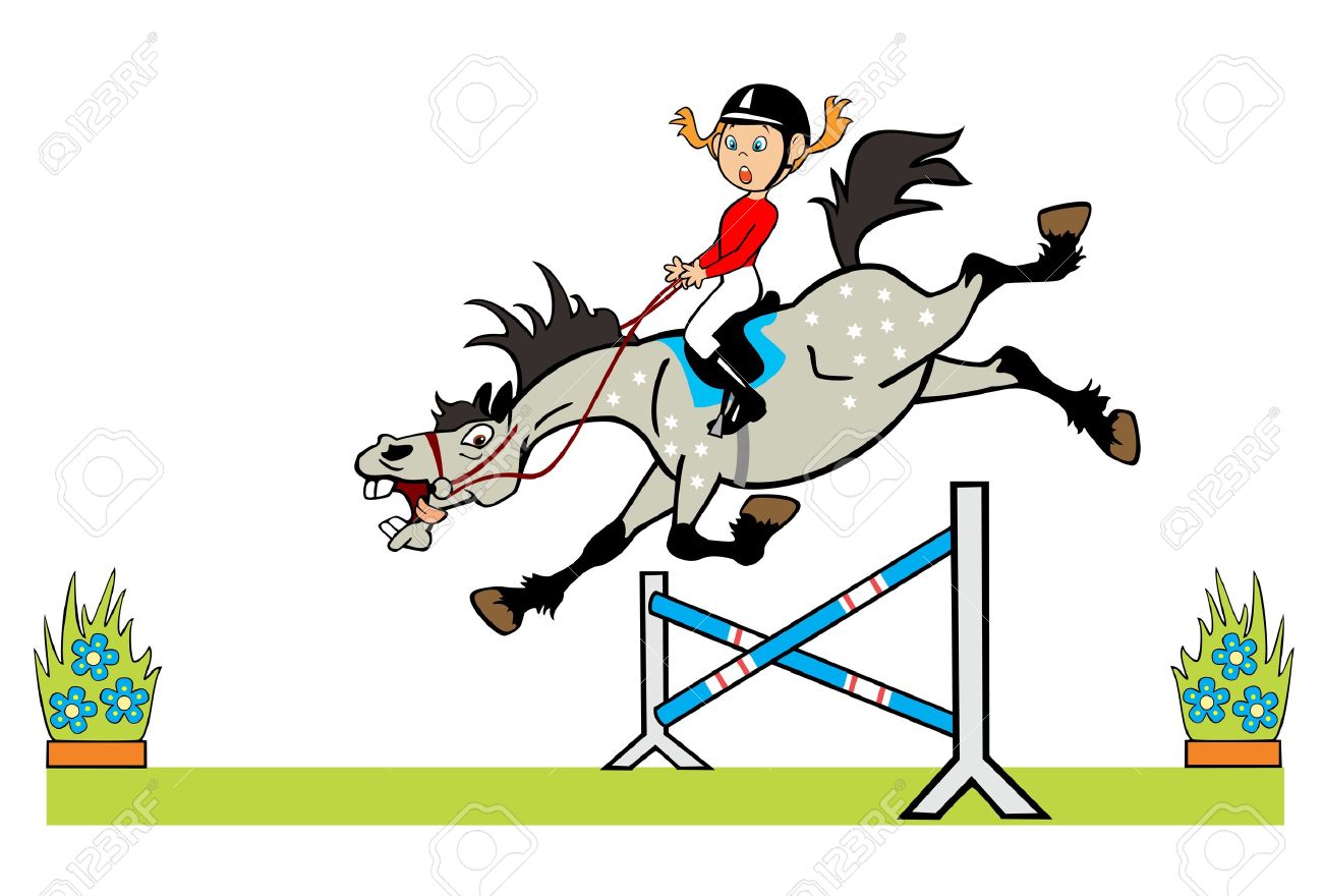 Horse Jumping Clipart Free download on ClipArtMag