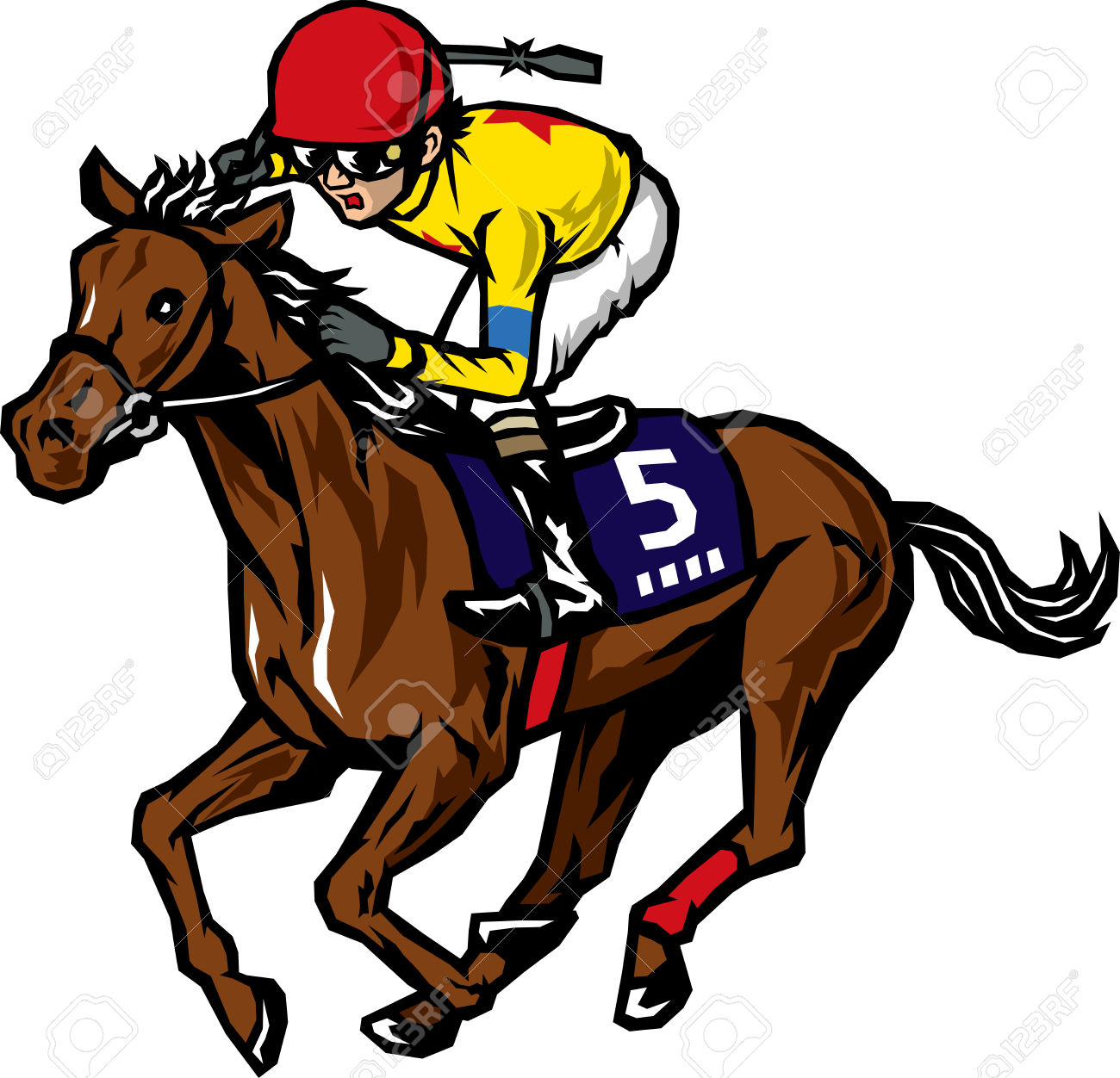 Horse Racing Clipart Free download on ClipArtMag