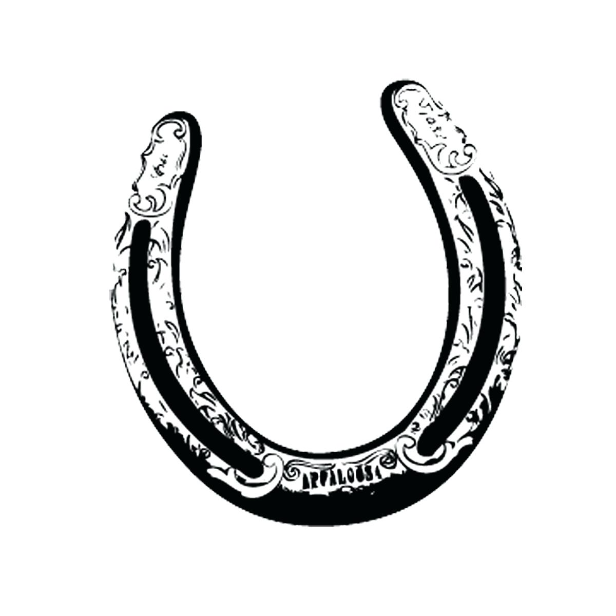 Horseshoe Template Free download on ClipArtMag