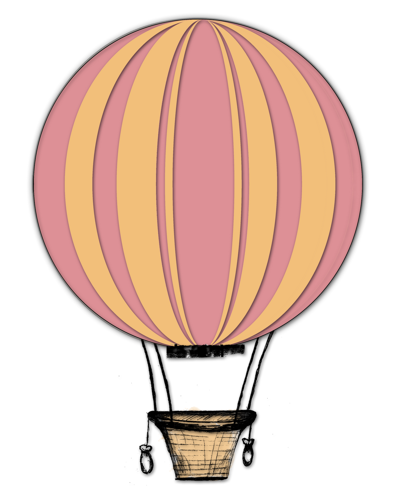 Hot Air Balloon Basket | Free download on ClipArtMag