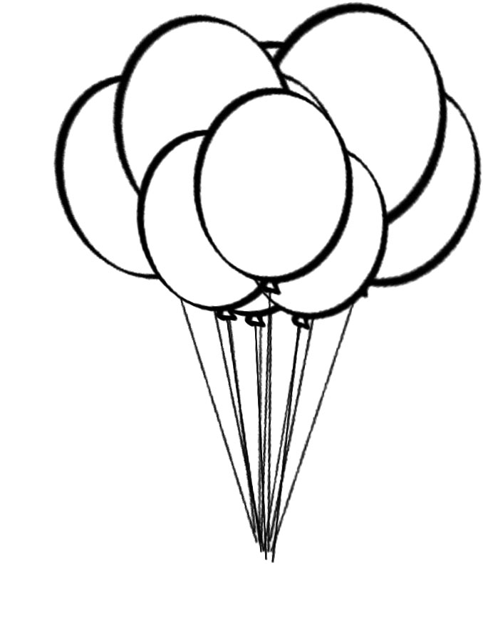 Hot Air Balloon Outline | Free download on ClipArtMag