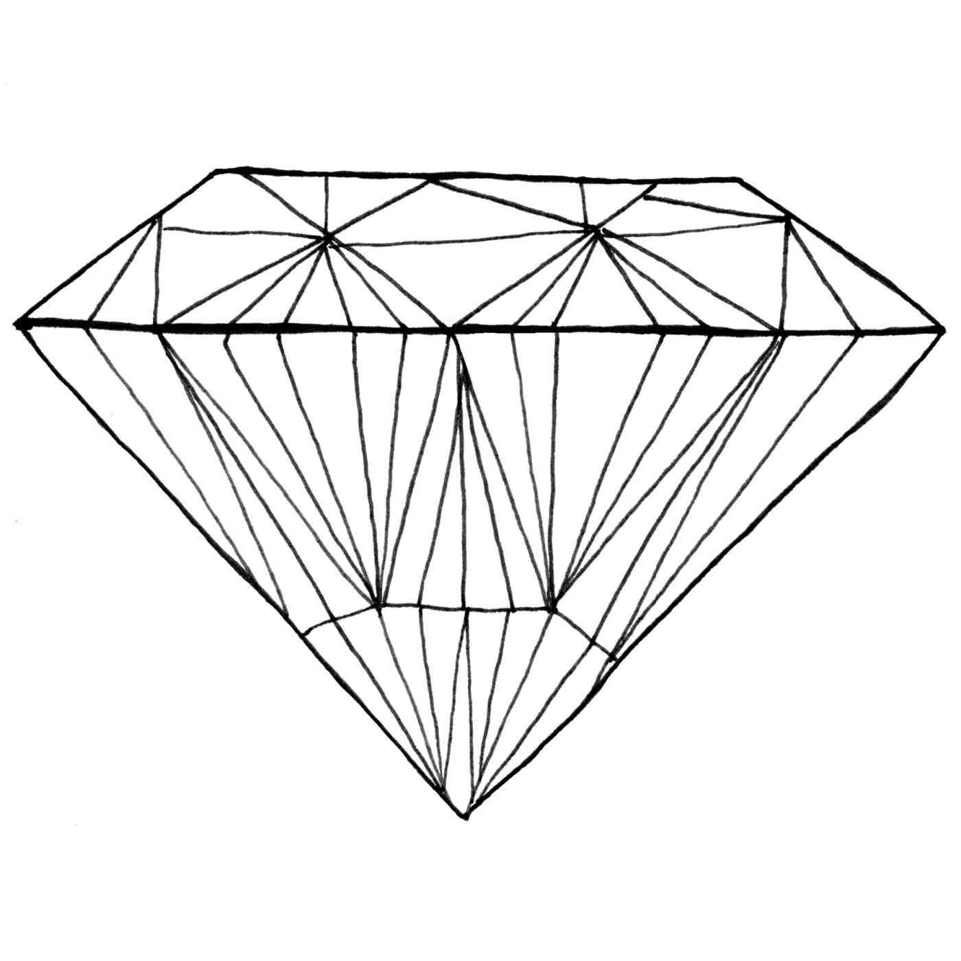 How To Draw A Diamond Free download on ClipArtMag