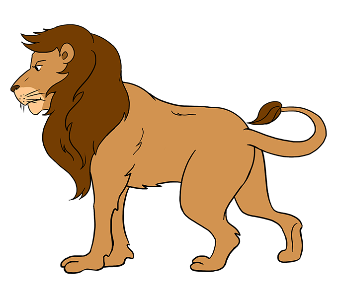 How To Draw A Lion | Free download on ClipArtMag