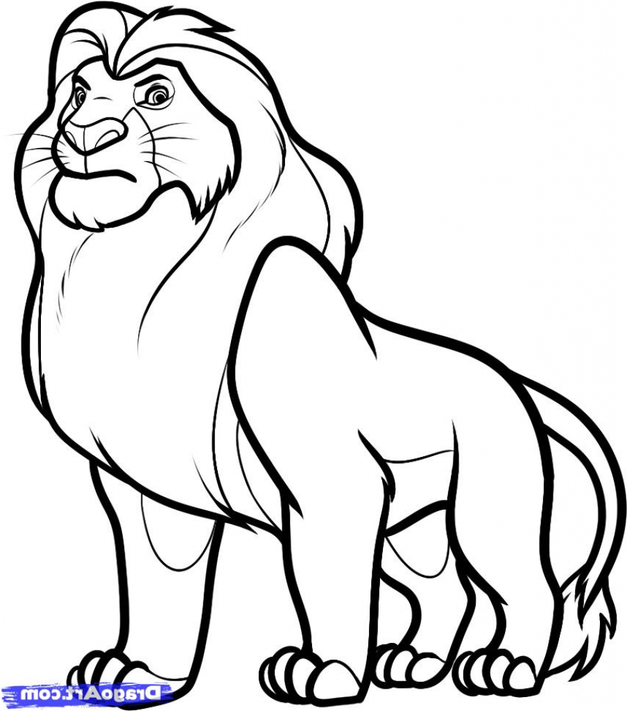 How To Draw A Lion | Free download on ClipArtMag