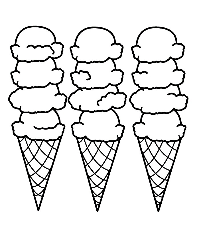 Ice Cream Scoop Template Free download on ClipArtMag