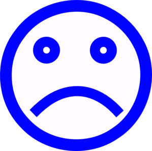 image of a sad face