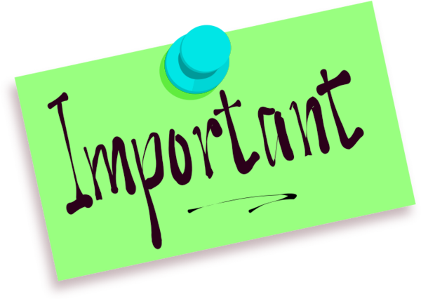 Important Reminder Clipart Free Download On Clipartmag