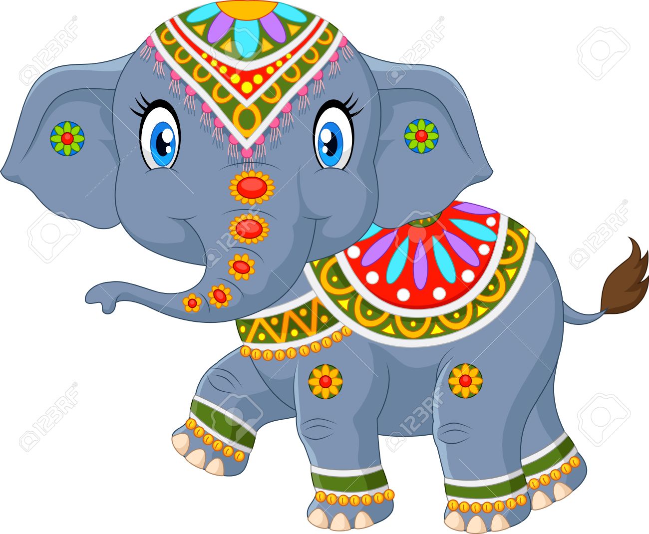Indian Elephant Clipart | Free download on ClipArtMag
