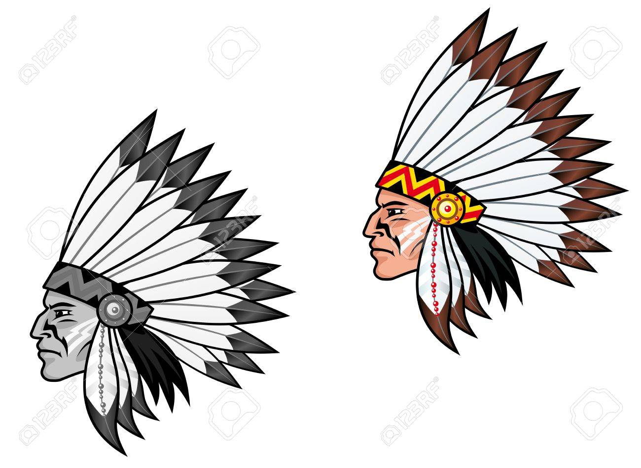 Indian Headdress Clipart | Free download on ClipArtMag