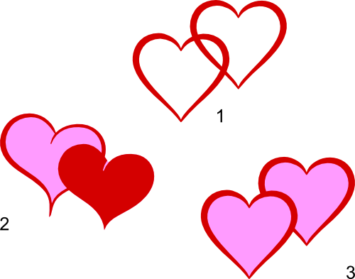 Interlocking Hearts Clipart | Free download on ClipArtMag