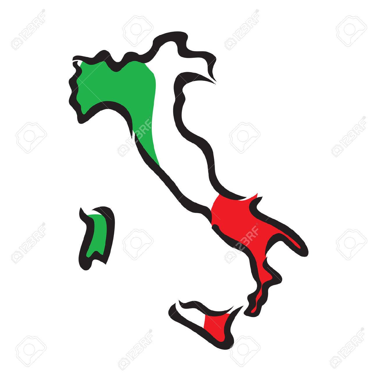 Italy Map Clipart | Free Download On ClipArtMag