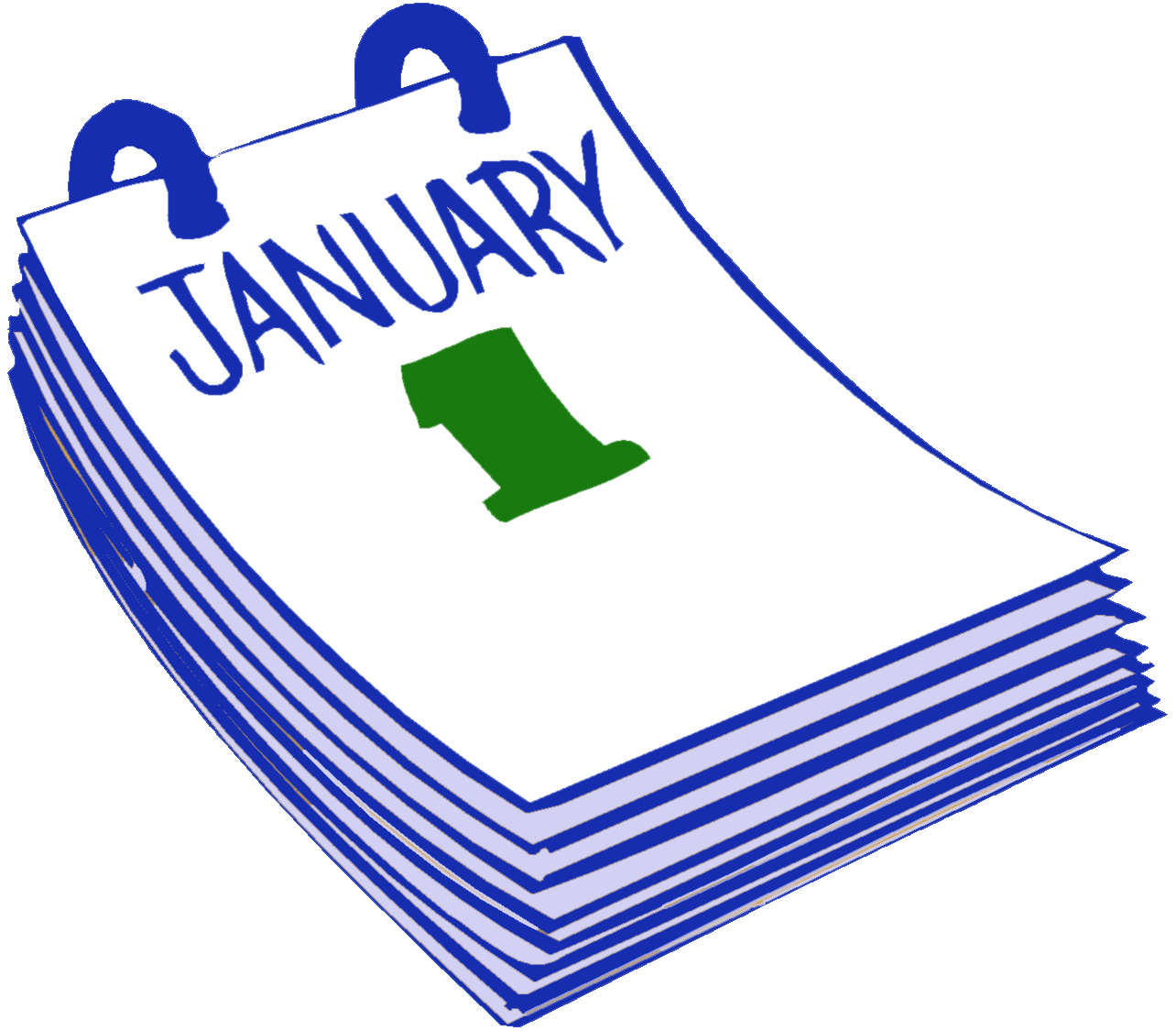 Clipart January Calendar Printable Calendar 2023