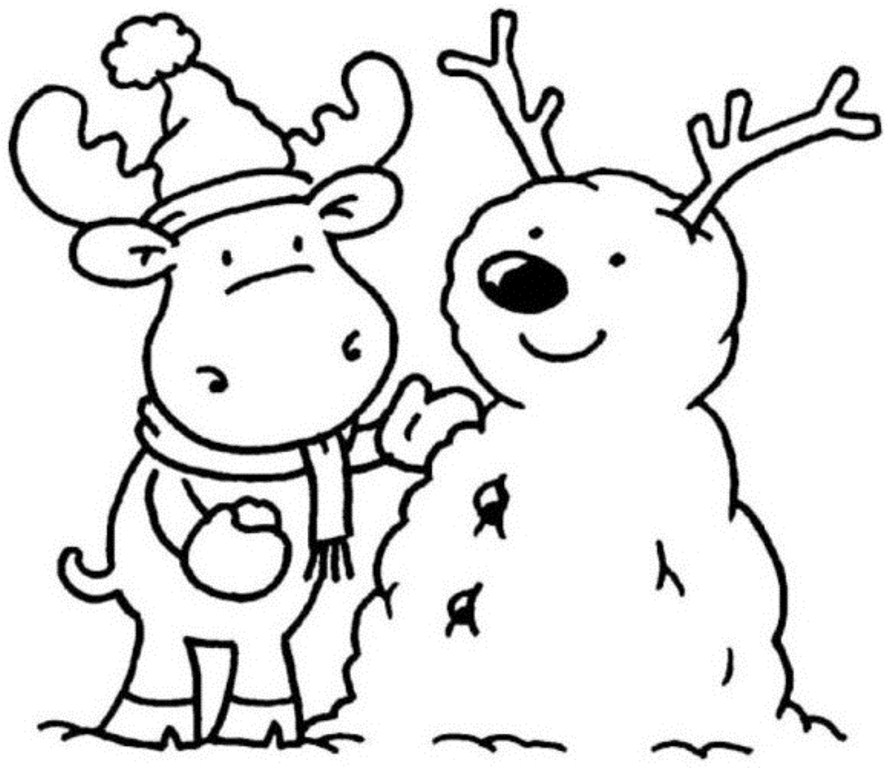 January Coloring Pages Free download on ClipArtMag