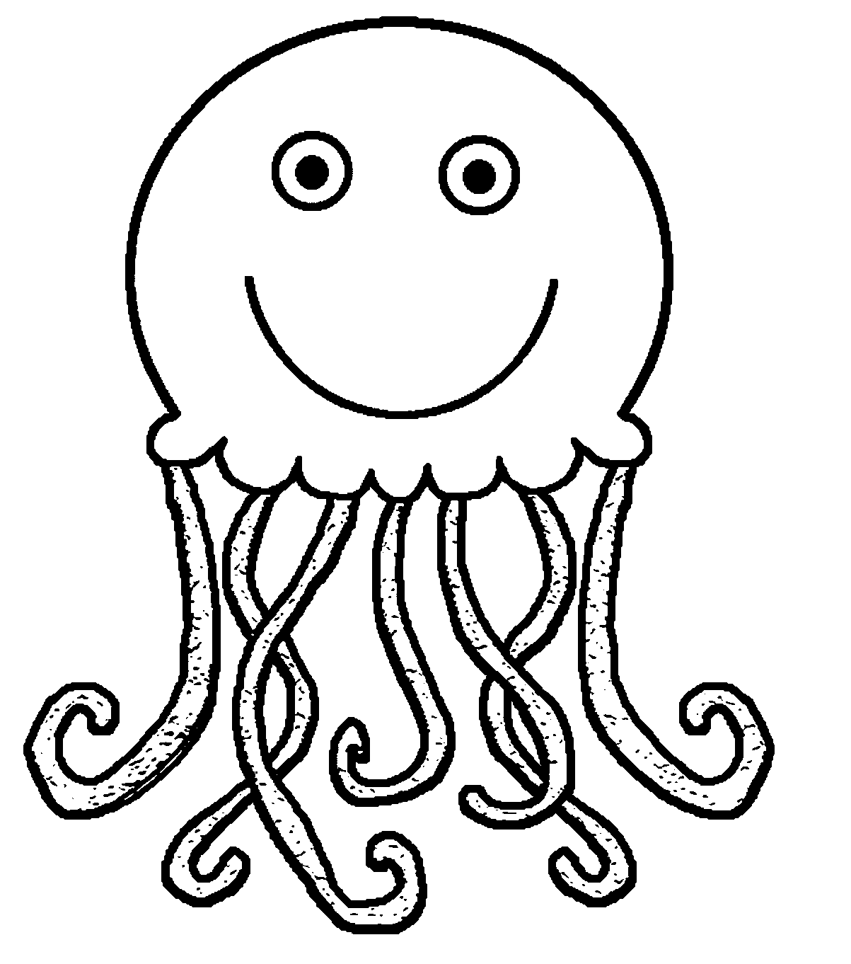 Jelly Fish Template Free / Easy Jellyfish Craft in 2020 Jellyfish
