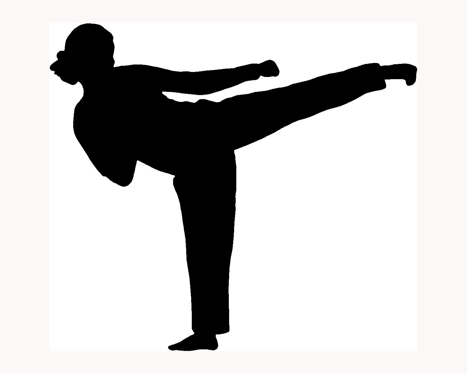 Karate Clipart Black And White | Free download on ClipArtMag