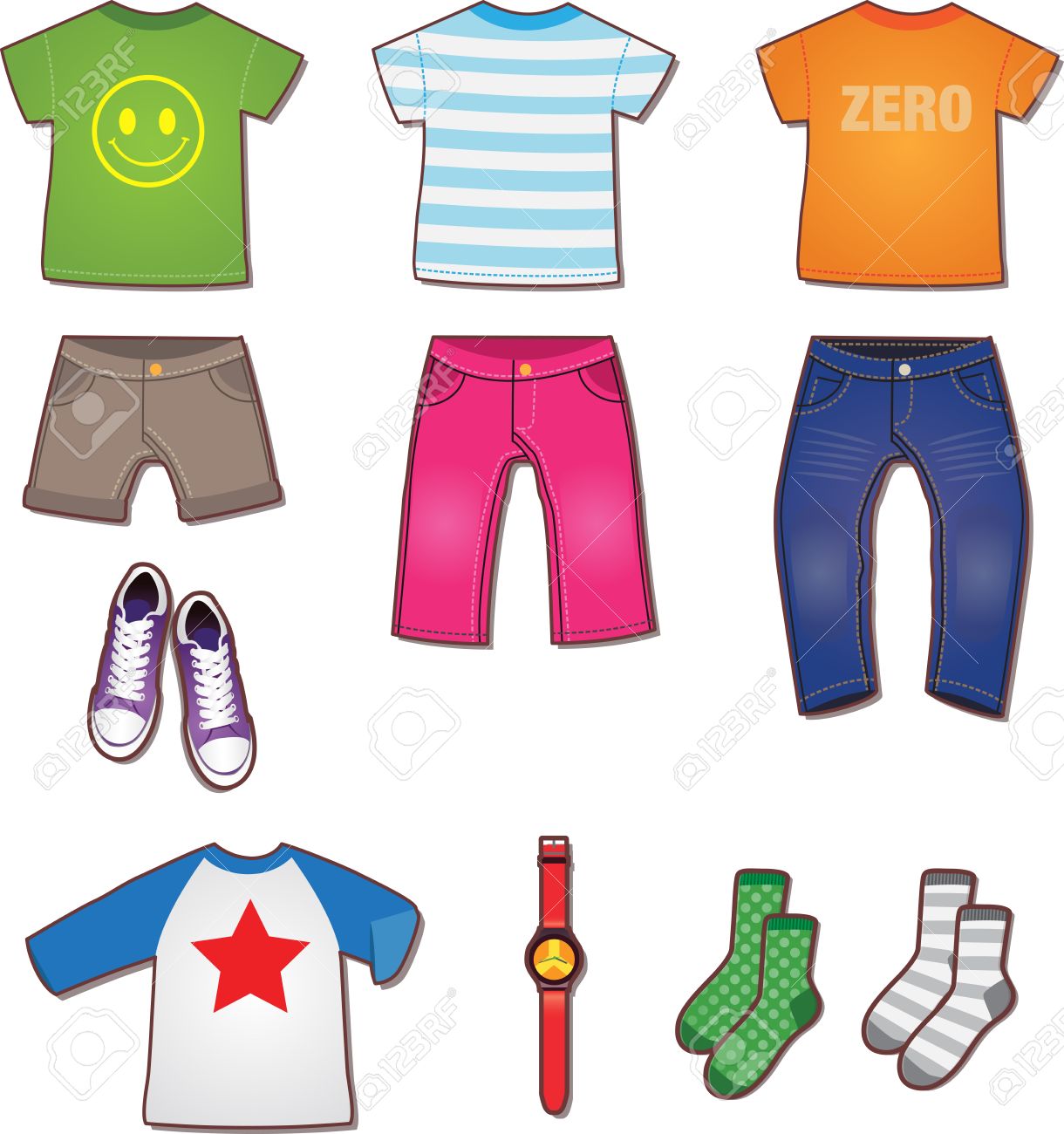 Kid Clothes Clipart | Free download on ClipArtMag