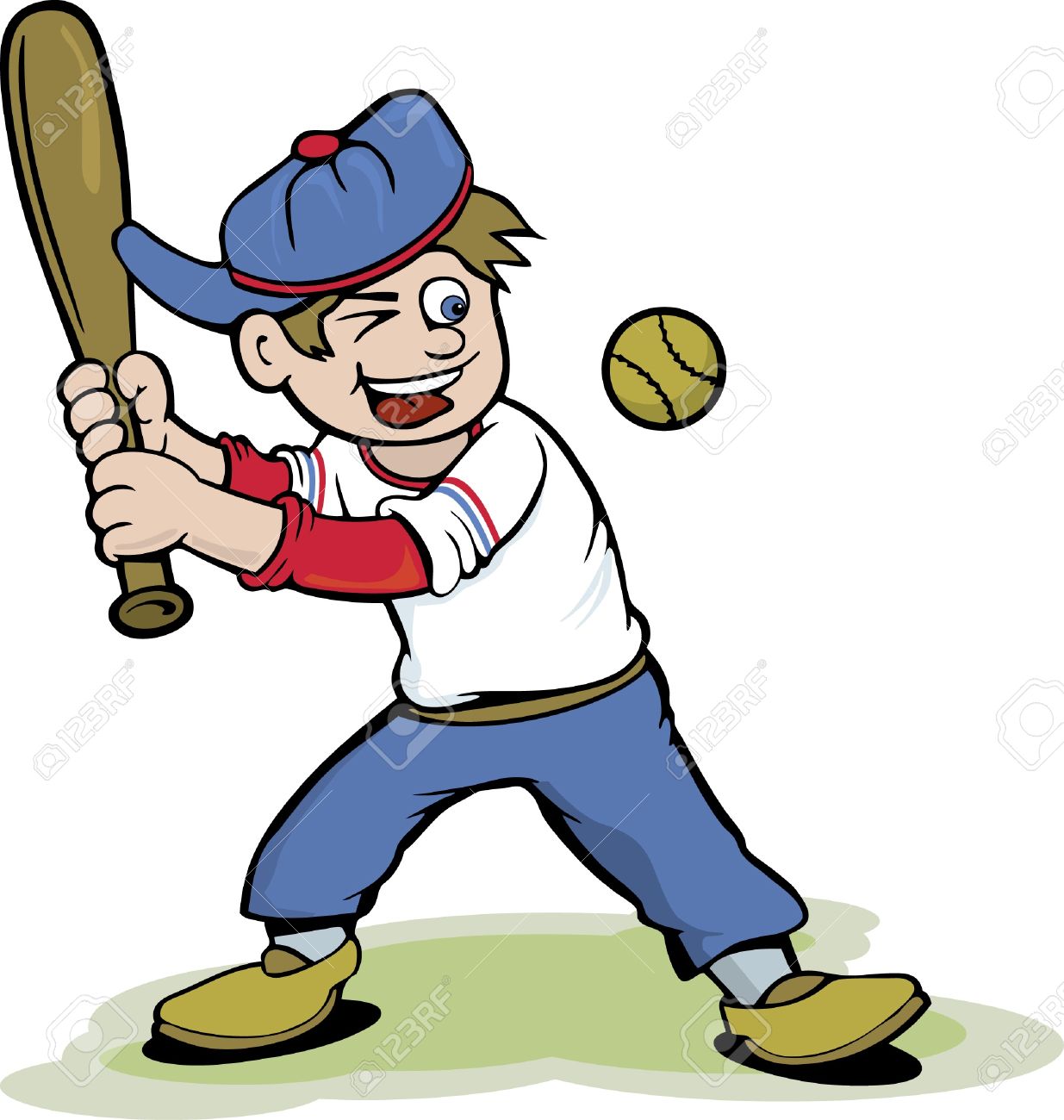 Kids Playing Baseball Clipart | Free download on ClipArtMag