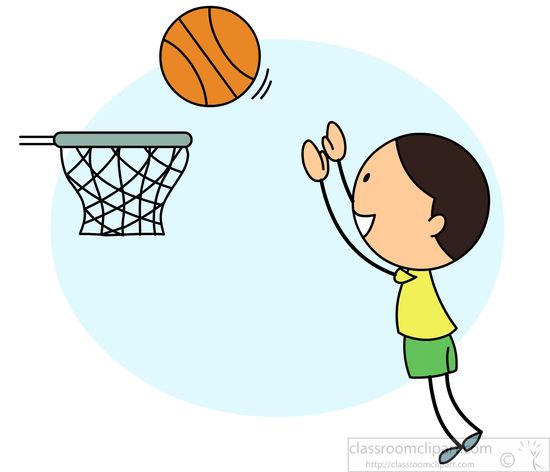Kids Playing Basketball Clipart | Free download on ClipArtMag