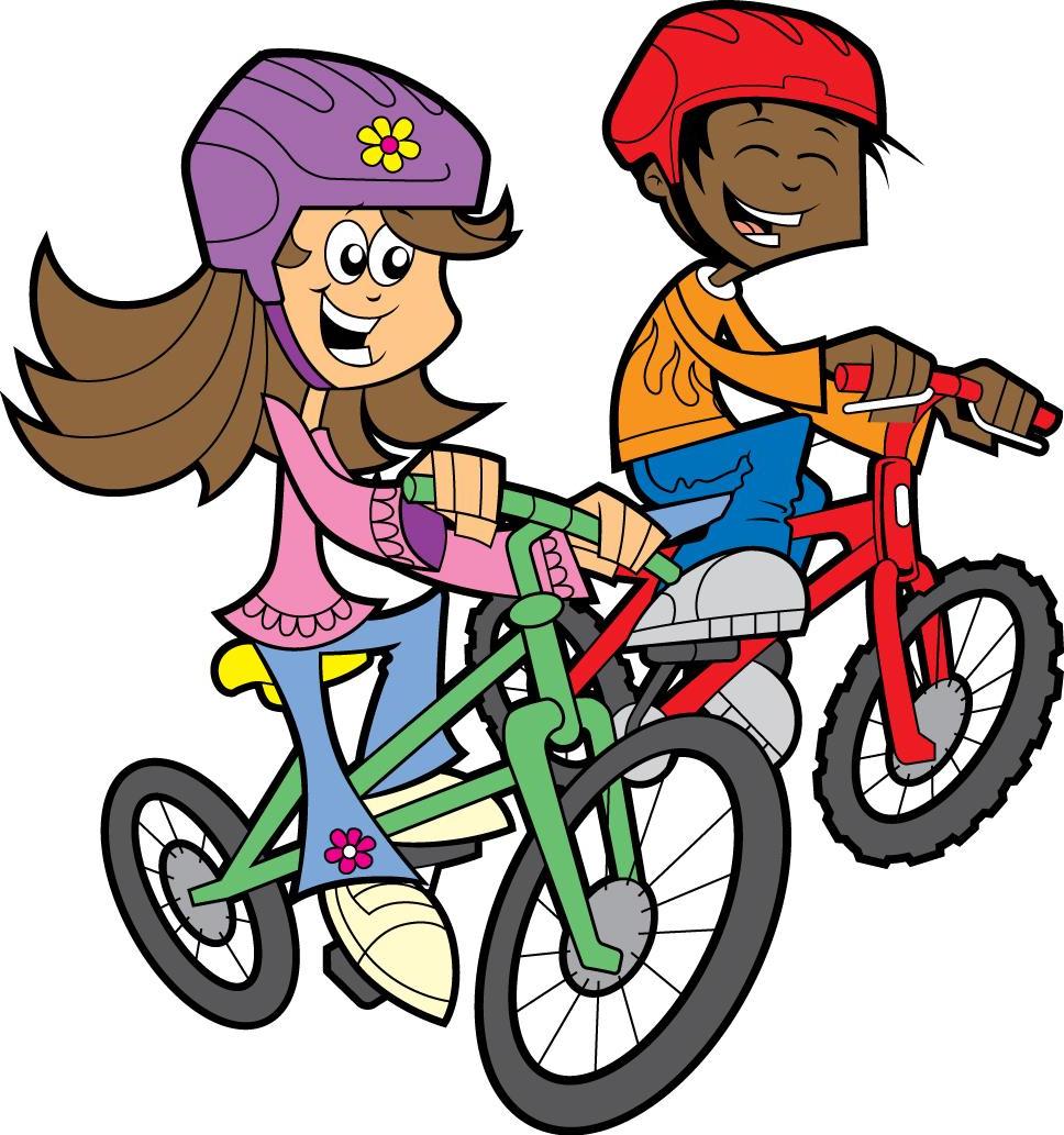 Kids Riding Bikes Clipart Free Download On Clipartmag