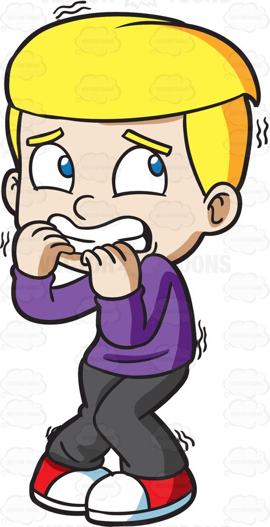 525x1024 a scared and shaking boy cartoon clipart