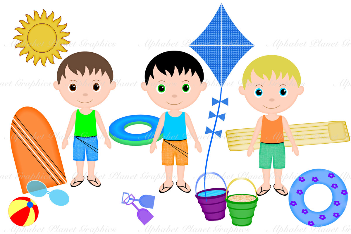 Kids Summer Clothes Clipart | Free download on ClipArtMag