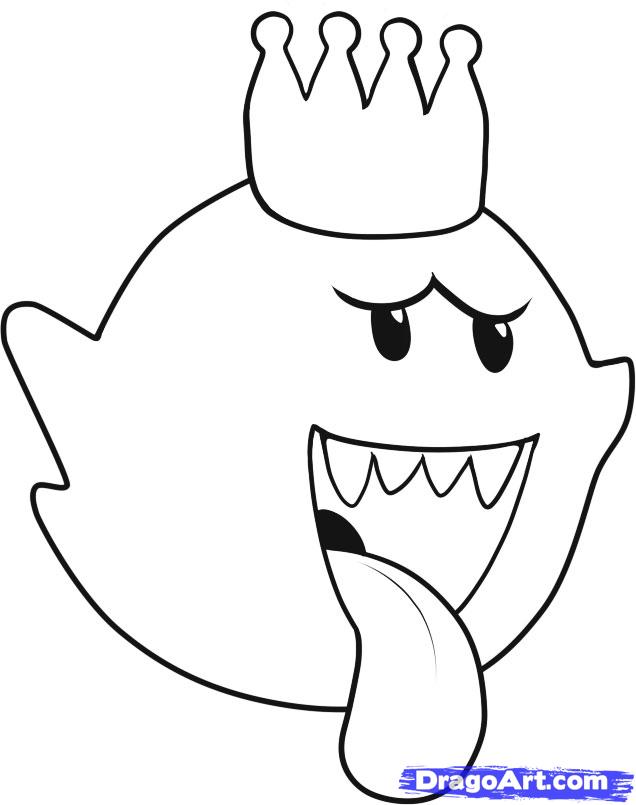 King Boo Coloring Pages Clipart | Free download on ClipArtMag