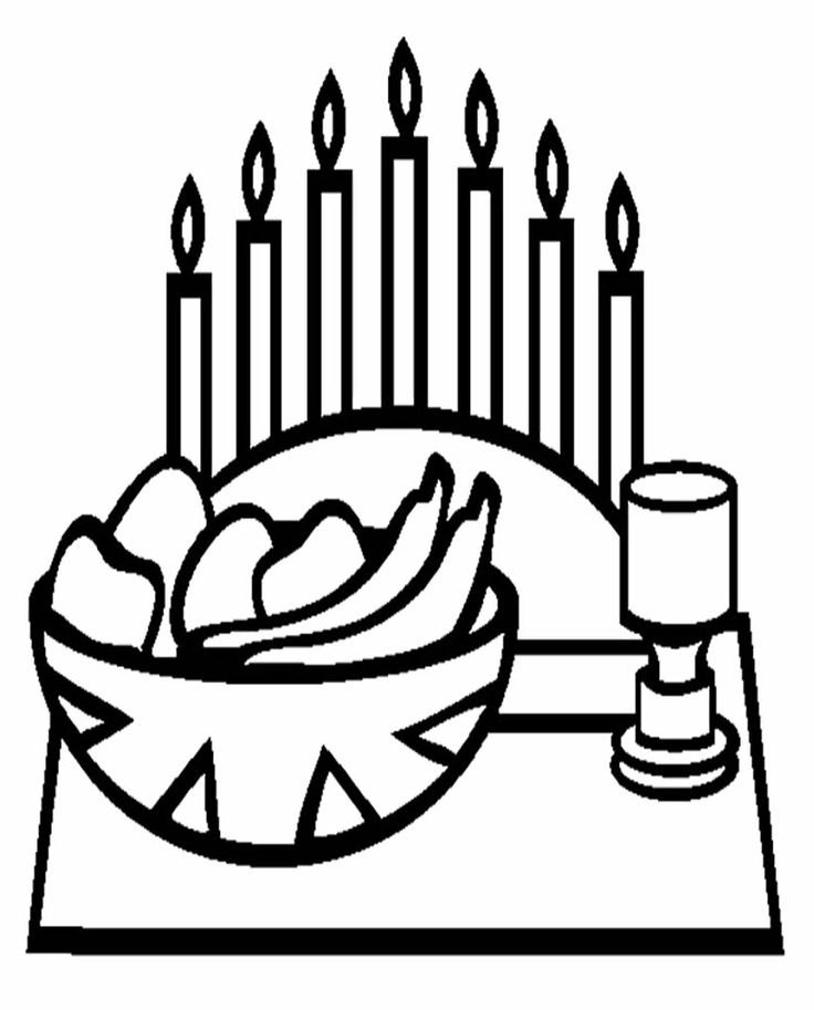 Kwanzaa Coloring Pages Free download on ClipArtMag