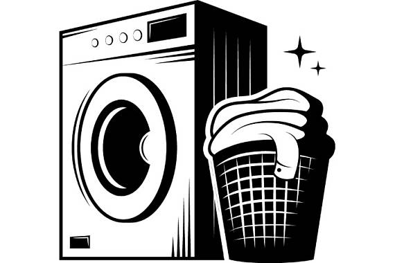 Laundry Clipart Black And White | Free download on ClipArtMag