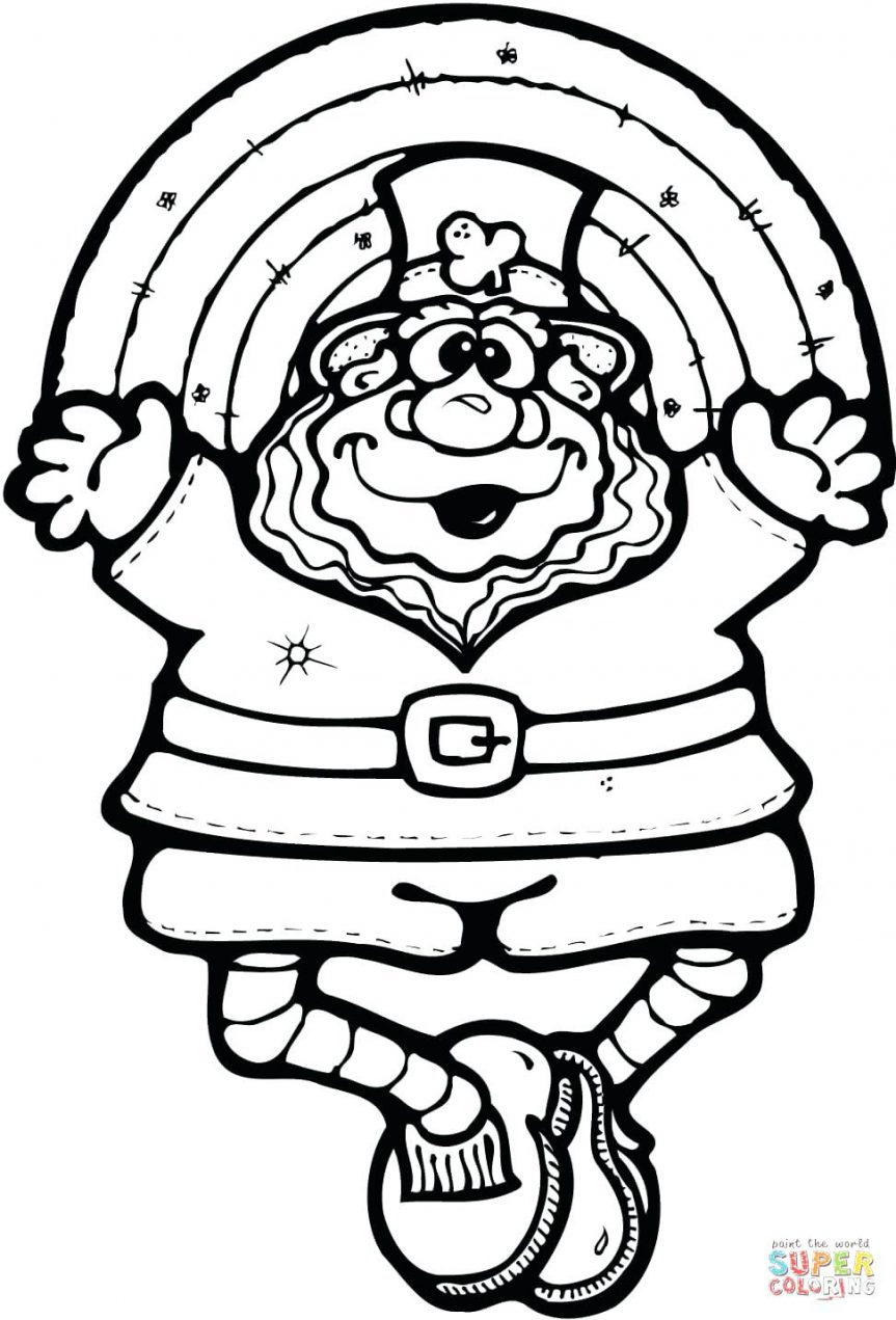 Leprechaun Black And White | Free download on ClipArtMag