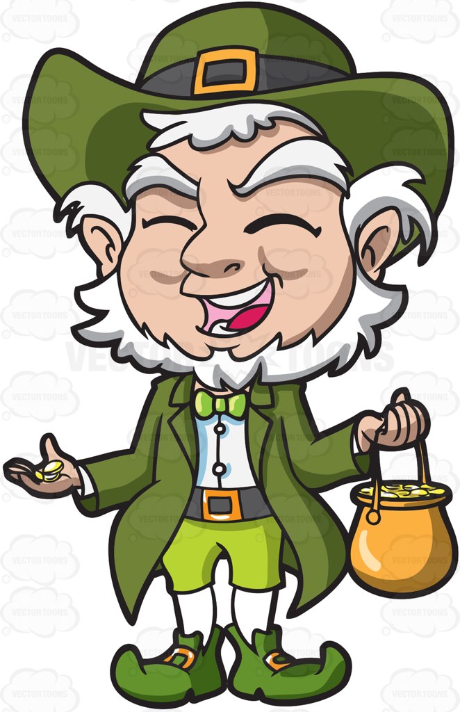 Leprechaun Clipart Black And White | Free download on ...