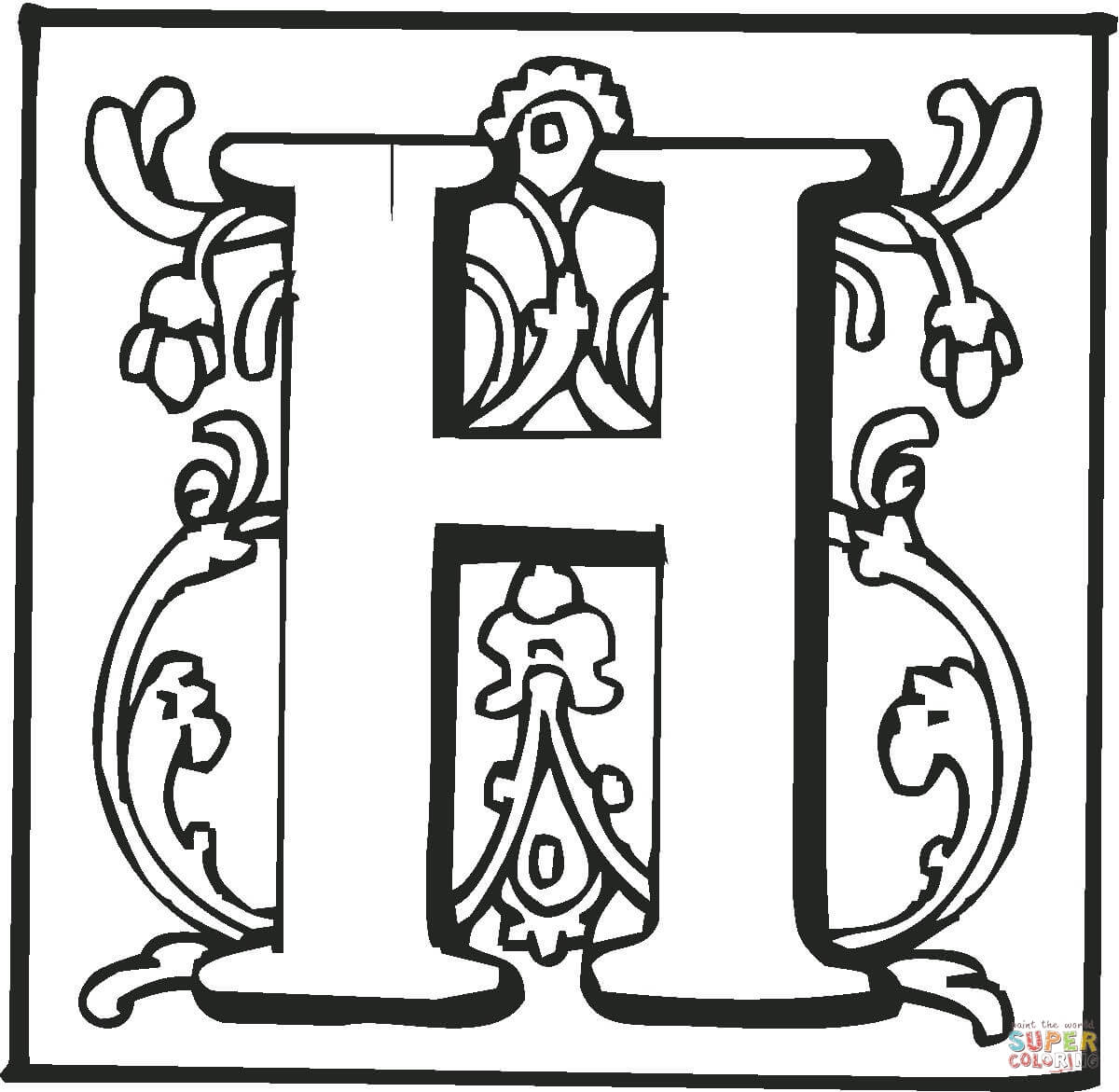 Letter A Coloring Pages | Free download on ClipArtMag