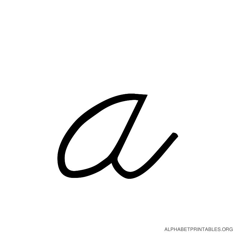 Letter A In Cursive Free Download Best Letter A In Cursive On