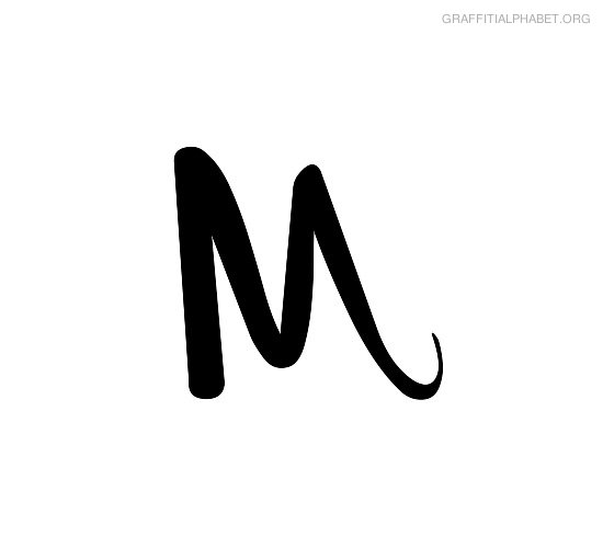Letter M Outline Free Download Best Letter M Outline On Clipartmag Com
