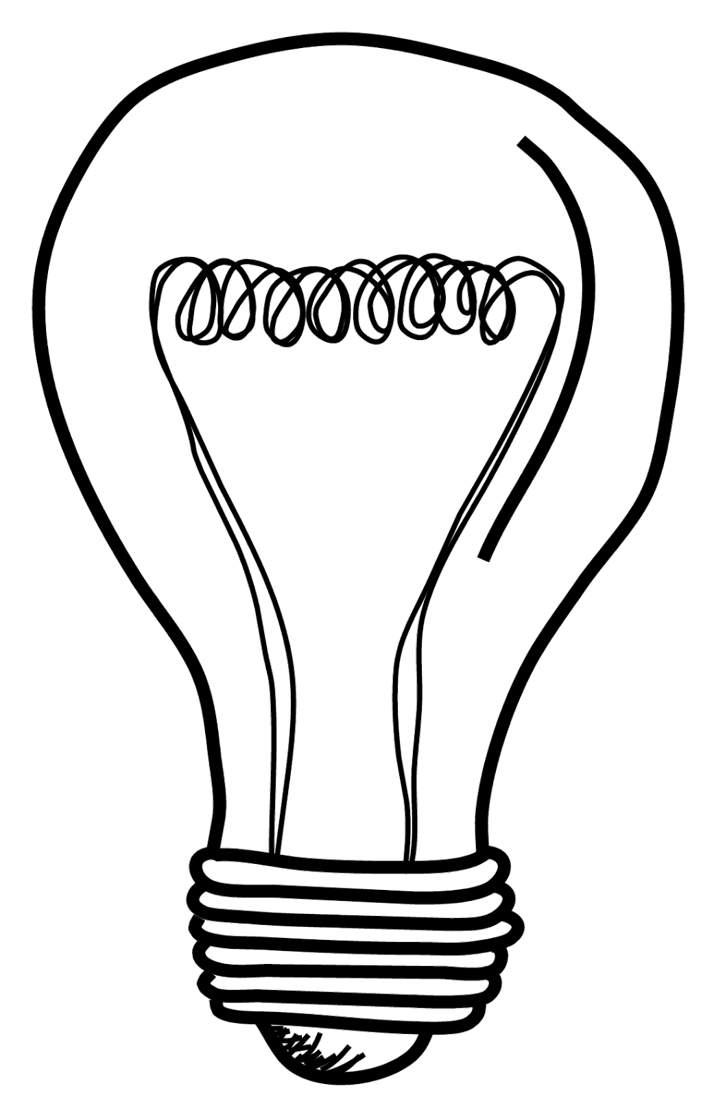 Light Bulb Outline Free download on ClipArtMag