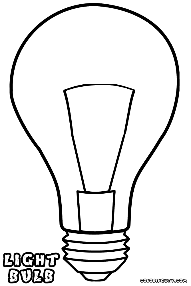 Lightbulb Template Free download on ClipArtMag