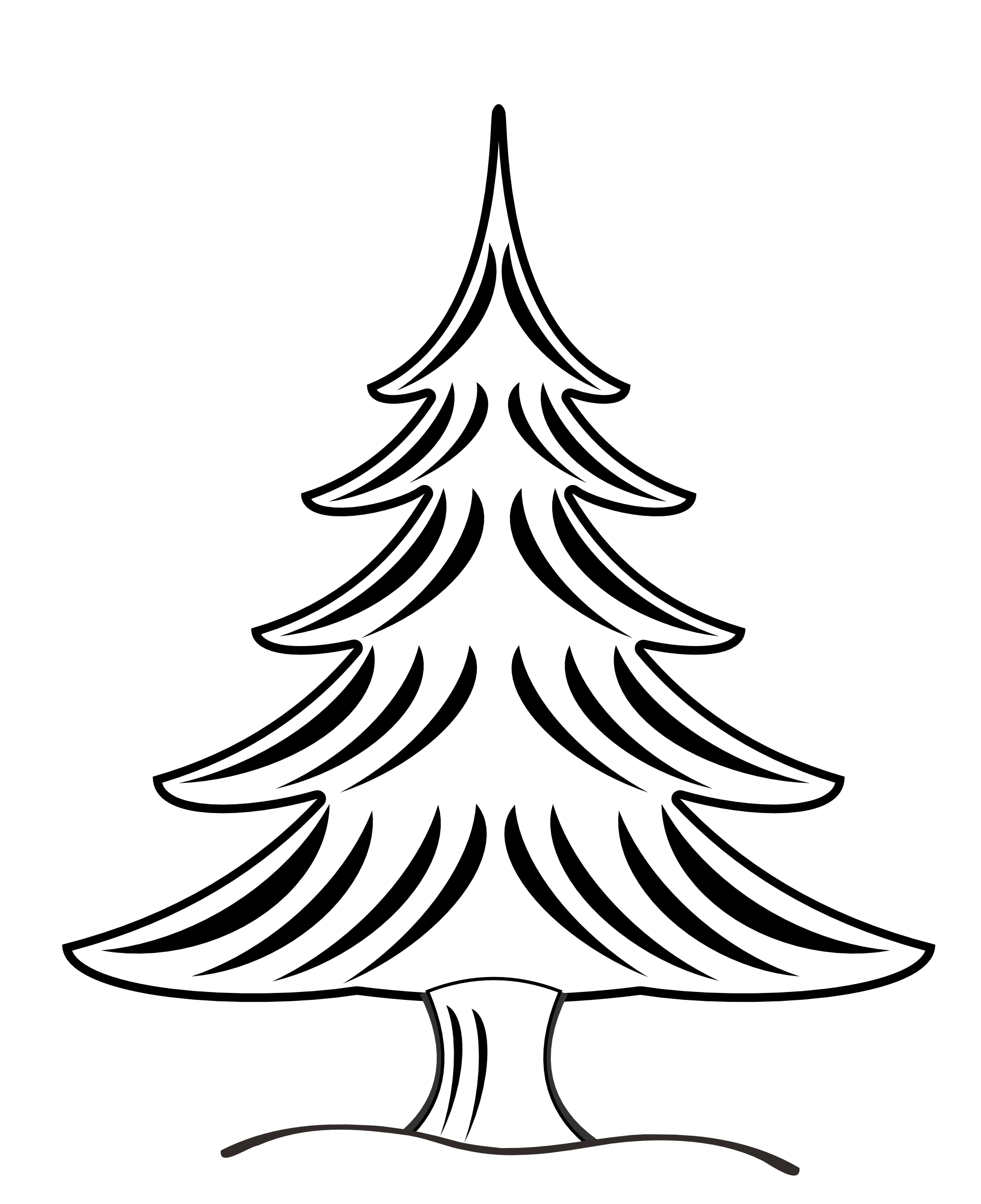 Line Art Tree Free Download Best Line Art Tree Clipartmag Ornaments To Print And Color 1979x2430 Christmas Tree Black White Line Art Clipart