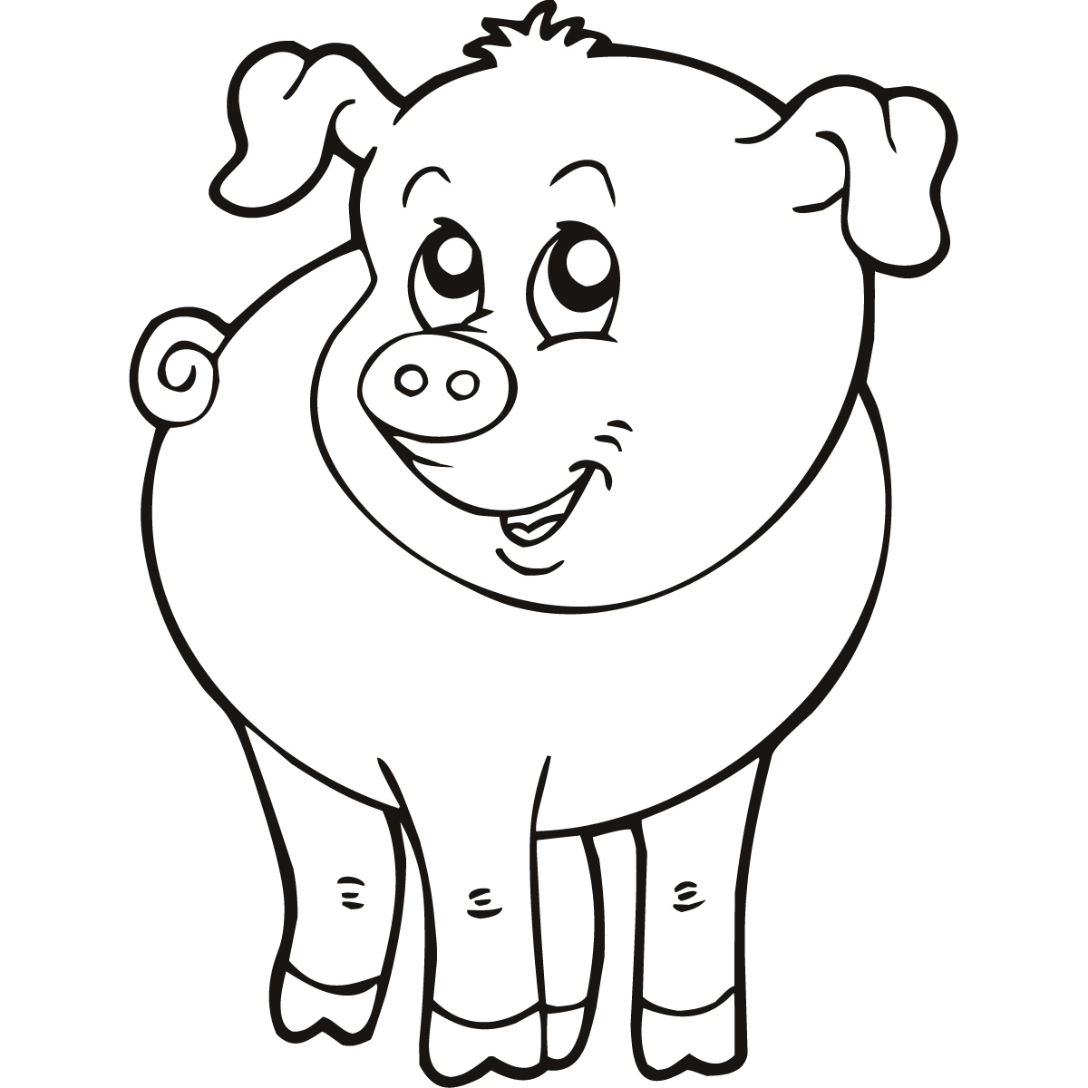 Line Drawing Of Animals Free download on ClipArtMag